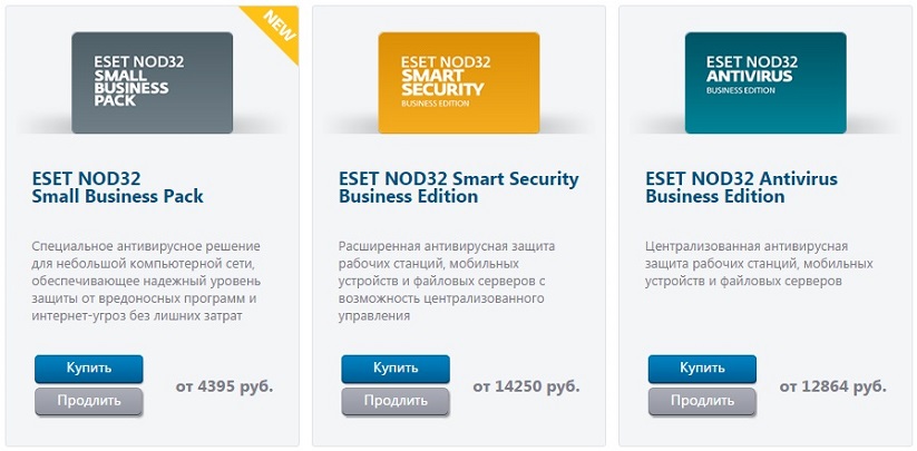 Продукты ESET32