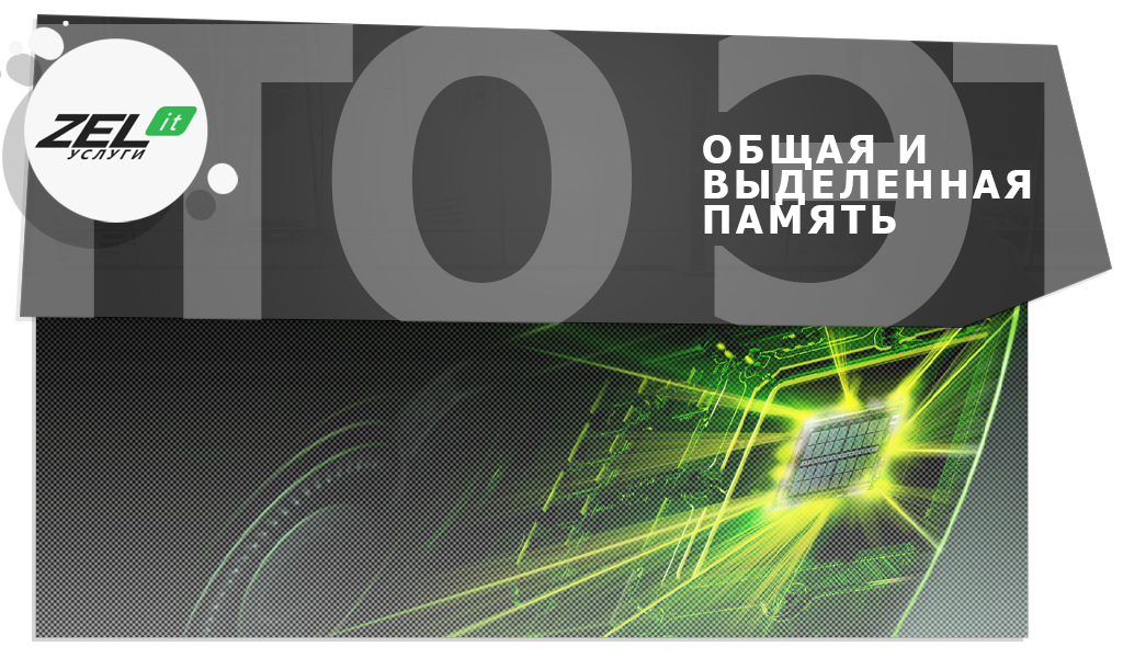 Общая память графического процессора — что это? А выделенная?